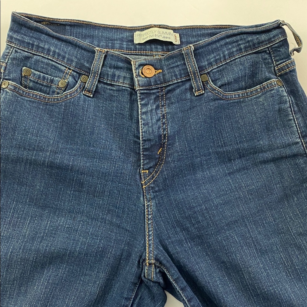 Levi's 512 Perfectly Slimming Fit Boot Cut Denim Jeans - Picture 6 of 11